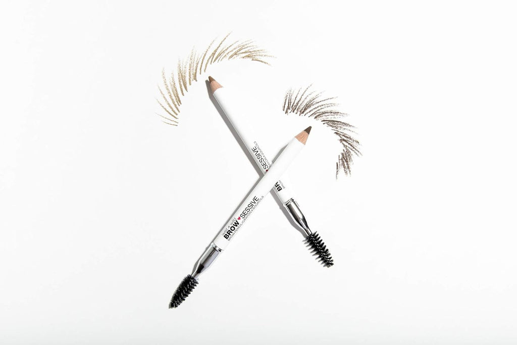 Brow-Sessive Brow Pencil, Ultra-Precise Dual Ended Spoolie Brush for Perfect Buidlable Blendable Shaping, Natural Lasting Shades for Every Brow, Cruelty-Free & Vegan - Taupe(Packaged)