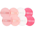 8Pc round Beauty Buff Blender Set - Flawless Finish Makeup Sponges